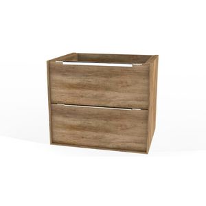 Cassino onderkast 600x460x510mm grijs eik 2xla