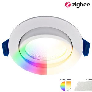 ED-10079 Zigbee LED Spot 6W RGB-CW Round White IP54
