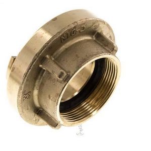 Aansl.st MS STZ 66mm 2" bi.draad met rubberdichting (809-103907)
