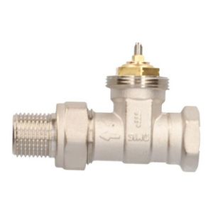 Thermostatisch ventiel 1/2" recht aanvoer