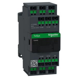 Contactor TeSys Deca 09A 440V 3P AC3 100-250V AC/DC snap-in