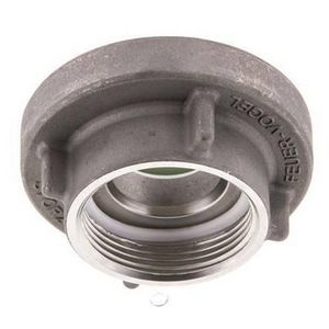 Aansl.st MS STZ 31mm 1" bi.draad met rubberdichting (809-103815)