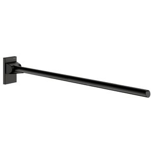 Closetbeugel opklapbaar Ø42mm 900mm mat zwart aluminium incl. bevestiging