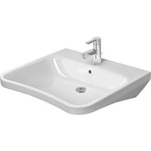 DURASTYLE #232965 Vital wastafel 650mm wit met kraangat met overloop
