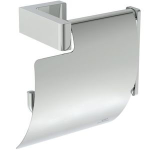 conca Closetrolhouder met klep rechthoekig chroom T4496AA