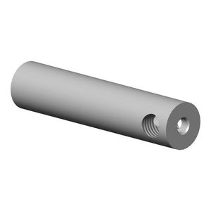 Trek aan de knop 10x45mm Champagne gebors. (22kt Goud)