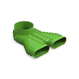Aansluitstuk stijgleiding DucoFlex rond Ø160mm 2x ovaal