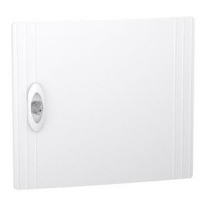 Deur PrismaSeT XS vol wit (RAL9003) verdeler 1 x 13 modules