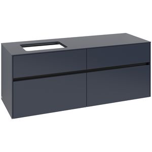Wastafelonderkast Collaro 1400x548x500mm Marine Blue C11700VQ