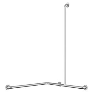 Douchegreep met vert. stang (R) Ø32 RVS mat gepolijst