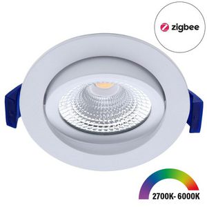 ED-10079 Zigbee LED Spot 6W RGB-CW Round White IP54