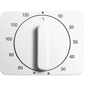 Centraalplaat + greep voor 1071U 120min a-albast/st w (1771-24G-101)