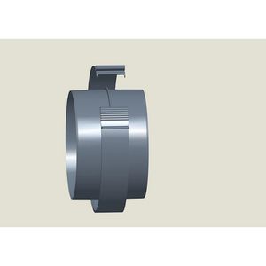 Koppelstuk Aerfoam HR-WTW KS 150mm grijs