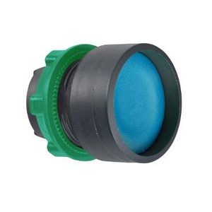 Kop drukknop Ø22mm blauw zonder markering Harmony XB5