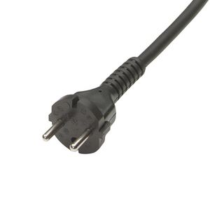 Gereedschapsnoer H05RN-F 2x1,00 zwart 10m.
