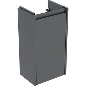 Onderkast voor fontein 1 deur: 32.4x60.6x23cm Breedte wastafel=36cm lava / gelakt zijdemat