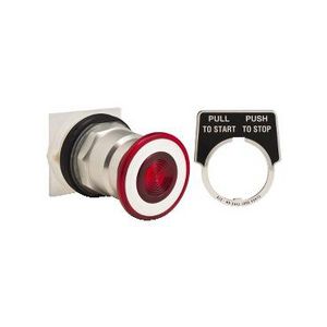 Drukknop 30mm + vuistslagkop 41mm 3 standen Meta 9001K