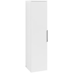 Hoge kast ARCHITECTURA 350x1400x346mm wit mat B89600MS greep alu. glans