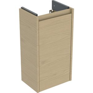 Onderkast voor fontein 1 deur 32.4x60.6x23cm Breedte wastafel=36cm eik naturel / Melamine houtstructuur