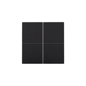 Afwerkingsset 4-voudig elektr. schakelaar/drukknop pianoblac