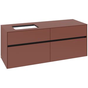 Wastafelonderkast Collaro 1400x548x500mm Wine Red C11700AH