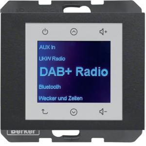 Radio Touch DAB+ Bluetooth berker K.1 antraciet mat