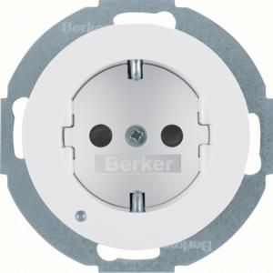 Wandcontactdoos RA led-orient. berker R.1/R.3/R.8