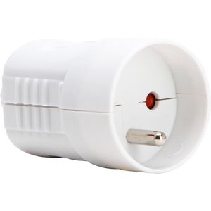 Contrastekker PA SH kunststof wit VVE=5