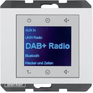 Radio Touch DAB+ Bluetooth berker K.1 polar wit glans