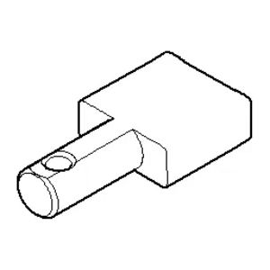 Trek aan de knop 6x15x30mm chr