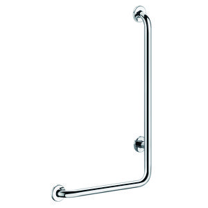 Wandbeugel 90° Links 450x750mm Ø32mm RVS glans gepolijst