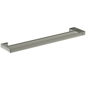 conca handdoekhouder 60cm rechthoekig dubbel silver storm (rvs look) T4