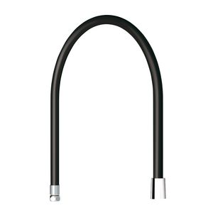 Grootkeuken flexibel FF1/2" zwart L.0,55 m vr mengkraan 5526