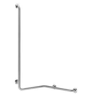 Douchegreep haaks (rechts) diam.32 RVS mat gepolijst