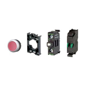 Signaaldrukknop M22-DL-R-K10LED230-BVP