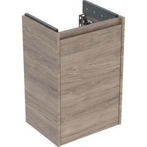 Onderkast voor fontein 1 deur 40x60.6x31.1cm Breedte wastafel=45cm walnoot hickory / Melamine houtstructuur