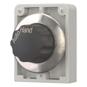 Keuzeschakelaar 30mm RVS vlak 3stand knop vast M30I-FWR3-X94