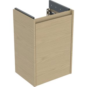 Onderkast voor fontein 1 deur 40x60.6x31.1cm Breedte wastafel=45cm eik naturel / Melamine houtstructuur