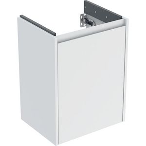 Onderkast voor fontein 1 deur 45.7x60.6x35cm Breedte wastafel=50cm wit / gelakt zijdemat