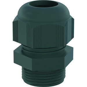 Wartel M12x1,5/KB:3-6,5mm Poly RAL 9005/100 VVE=100