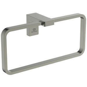 conca handdoekring rechthoekig silver storm (rvs look) T4502GN