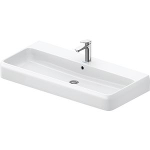 Qatego Wastafel Wit Hoogglans 1000mm 2382100027
