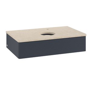 Wastafelonderkast Antao 800x190x500mm Mid.Blue Matt Lacquer K08153HG