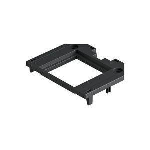 Afdekplaat voor UT3 en UT4 1 Modul45 61x76x4 zwart VVE=10