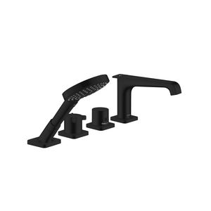 Afbouwdeel AXOR Citterio E 4-gats tegelrandthermostaat mat zwart