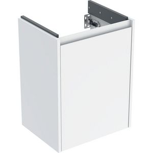 Onderkast voor fontein 1 deur 45.7x60.6x35cm Breedte wastafel=50cm wit / gelakt zijdeglans