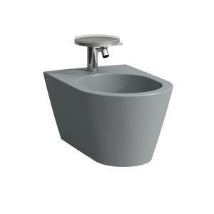 Wandbidet 1 Kraangat Met Gesloten Zijden mat grafiet
