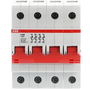 Aan-Uit schakelaar rood 4 P 100A