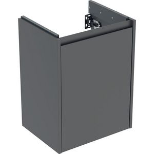 Onderkast voor fontein 1 deur 45.7x60.6x35cm Breedte wastafel=50cm lava / gelakt zijdemat