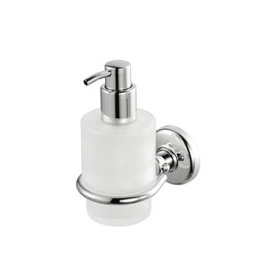 Zeepdispenser 200ml. met wandhouder chroom HOTEL